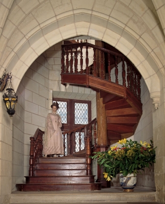 Escalier vis Chateau d'Ussé