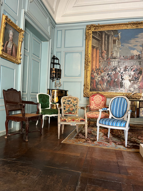 Château Ussé - Exposition Chaises 18eme